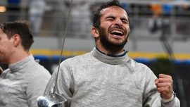 Milli eskrimci Enver Yıldırım Fransa'da 8. oldu