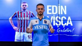 Trabzonspor Edin Visca ile sözleşme imzaladı