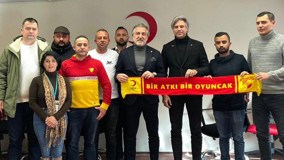 Göztepe-Galatasaray maçında “atkı ve oyuncak” kampanyası