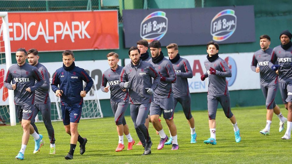 Trabzonspor, Rizespor maçı hazırlıklarına başladı