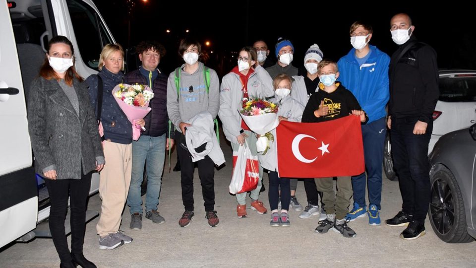 Ukraynalı yelkenciler Bodrum’da misafir ediliyor