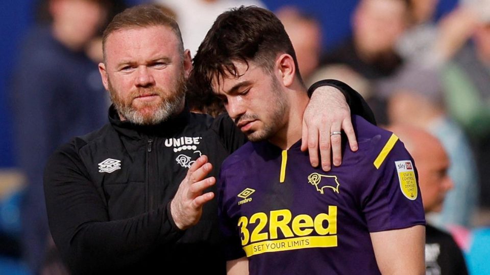 Rooney’nin çalıştırdığı Derby County küme düştü