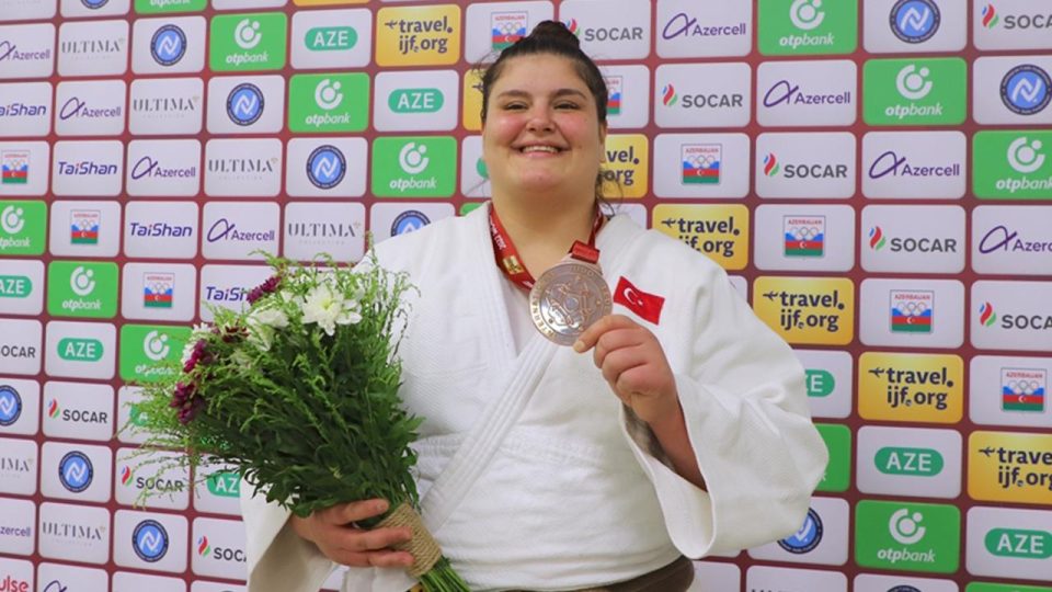 Milli judocu Hilal Öztürk’ten bronz madalya