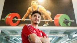 Milli halterci Furkan olimpiyatlar öncesi ilk kota müsabakasında