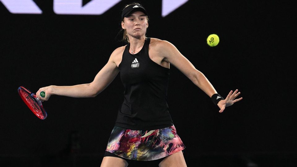 Avustralya Açık’ta kadınlarda ilk finalist Elena Rybakina
