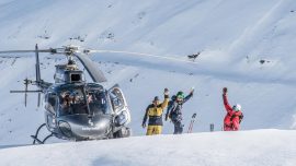 Kaçkar Dağları'nda "heliski" heyecanı devam ediyor