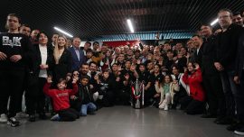 Beşiktaş Kulübünde geleneksel bayramlaşma gerçekleşti