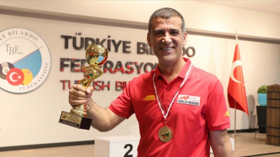 Türkiye 3 Bant Bilardo Şampiyonası’nda 1. etabı Tayfun Taşdemir kazandı