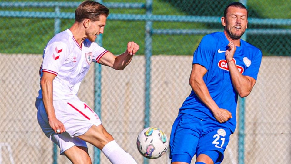 Samsunspor hazırlık maçında Rizespor’u 1-0 mağlup etti