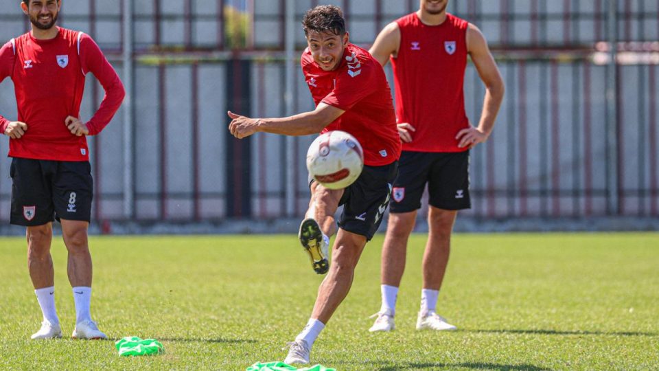 Samsunspor’da Muhammed Gümüşkaya ilk antrenmanına çıktı
